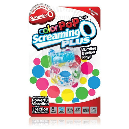 SCREAMING O - ANELLO COLOR POP PLUS BLU