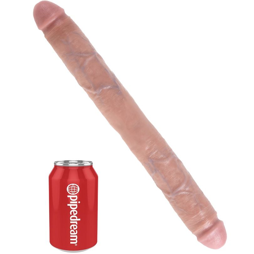 KING COCK - DOPPIO DILDO SPESSO CARNE 40.6 CM