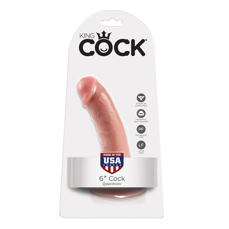 6 FLESH DILDOS 15.2 CM - KING COCK