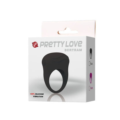 PRETTY LOVE - ANELLO VIBRATORE NERO BERTRAM