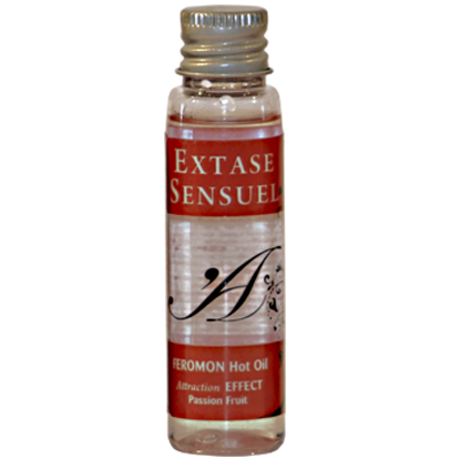 EXTASE SENSUAL - OLIO DA MASSAGGIO EFFETTO CALORE AI FEROMONI DEL FRUTTO DELLA PASSIONE DA VIAGGIO 35 ML