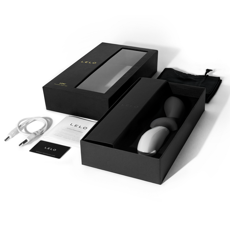 LELO - VIBRATORE PROSTATICO NERO LOKI