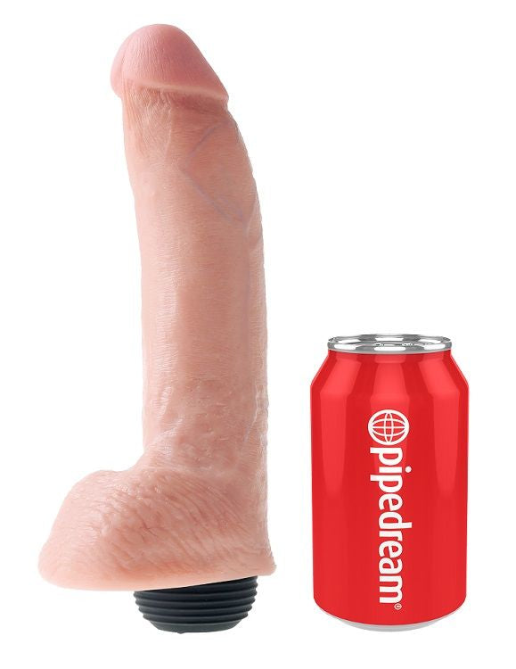 KING COCK - PENE EIACOLATORE NATURALE REALISTICO 22.86 CM