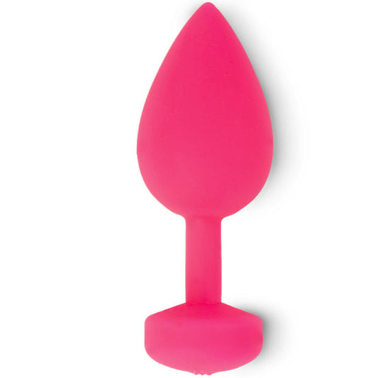 G-VIBE - FUNTOYS GPLUG VIBRATORE ANALE RICARICABILE GRANDE ROSA NEON 3.9CM