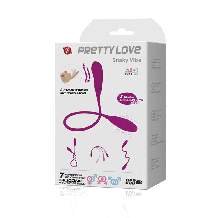 PRETTY LOVE - SMART VIBRATORE SNAKY VIBE 7 V + 3 SOLLETTO