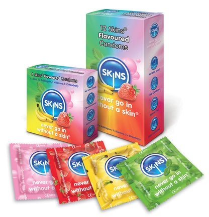 SKINS - PELLI CONDOM GUSTI 12 PACK