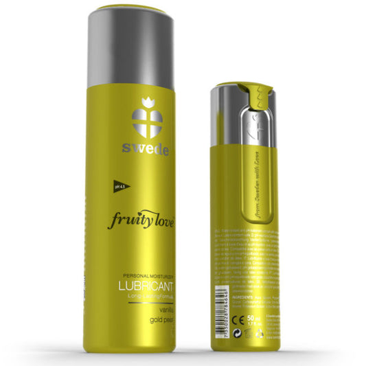 SWEDE - FRUITY LOVE LUBRIFICANTE VANIGLIA GOLD PERA 100 ML