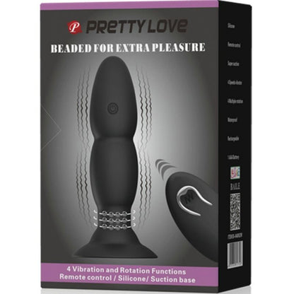 PRETTY LOVE - SPINA VIBRATORE E ROTAZIONE TRAMITE TELECOMANDO