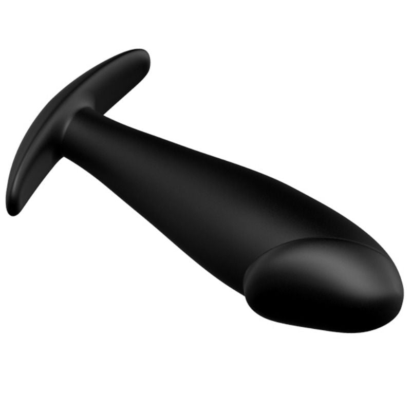 PRETTY LOVE - PLUG ANALE IN SILICONE FORMA DEL PENE E 12 MODALIT DI VIBRAZIONE NERO