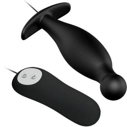 PRETTY LOVE - PLUG ANALE IN SILICONE 12 MODALIT DI VIBRAZIONE NERO