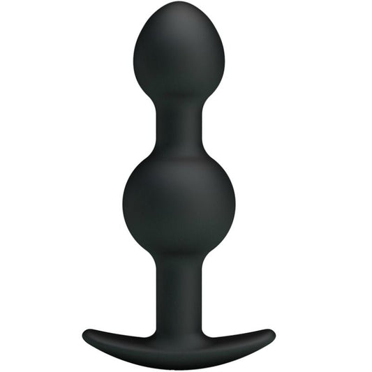 PRETTY LOVE - SFERE ANALI IN SILICONE PER STIMOLAZIONE SPECIALE 10.3 CM NERO