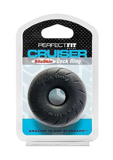 PERFECT FIT BRAND - FAT BOY SILASKIN CRUISER RING NERO