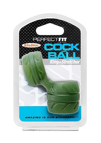 PERFECT FIT BRAND - SILASKIN COCK & BALL GREEN