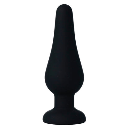 INTENSE - PLUG ANALE PIPO M SILICONE NERO 11 CM