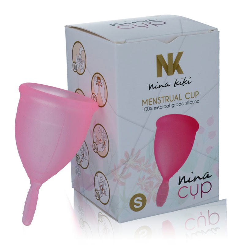 NINA KIKÍ - COPPA MESTRUALE ROSA - TAGLIA S