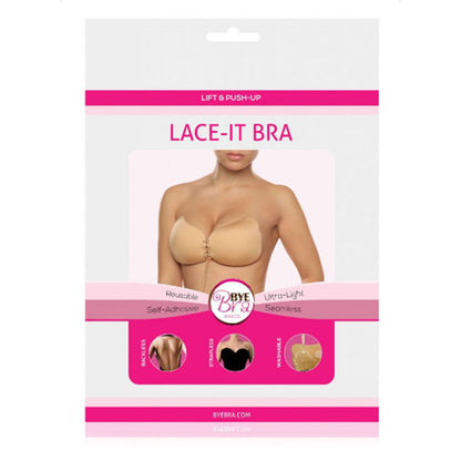 BYE-BRA - LACE-IT VALORIZZAZIONE PUSH-UP BEIGE COPPA A