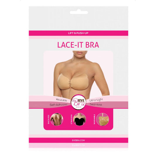 BYE-BRA - LACE-IT VALORIZZAZIONE PUSH-UP BEIGE COPPA A