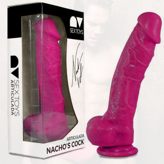 NACHO VIDAL - PENE ARTICOLATO NACHO VIDAL PLICA 24CM ROSA