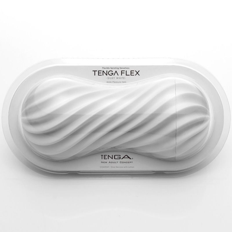 TENGA - MASTUBADOR MASCHILE BIANCO FLEX