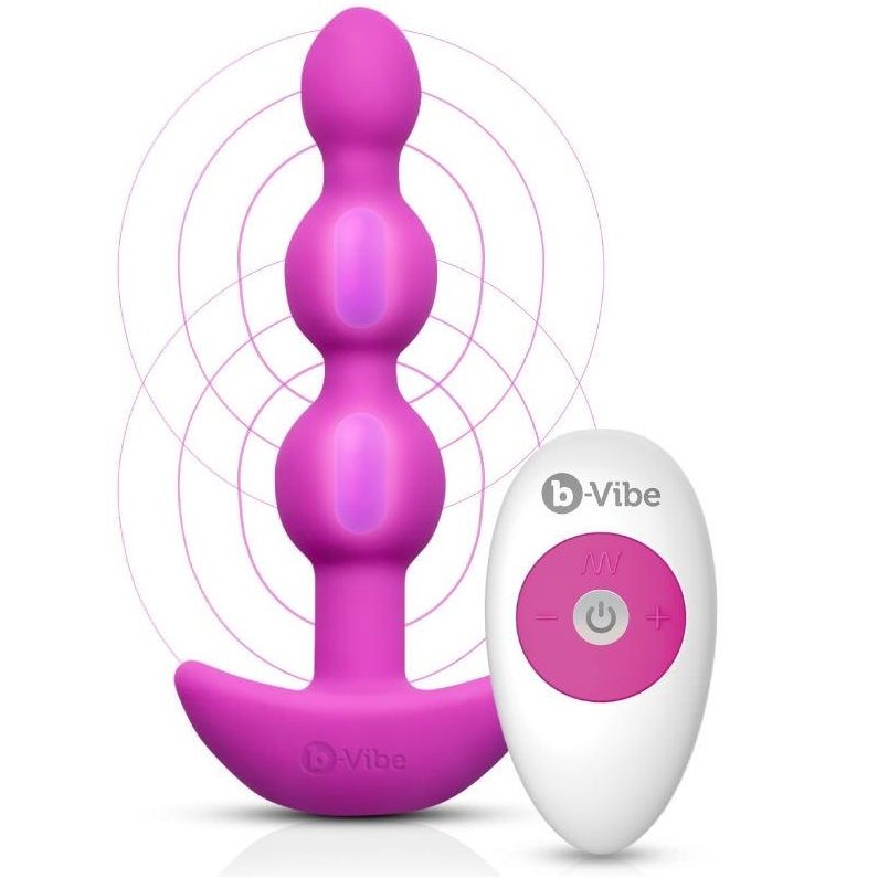 B-VIBE - PERLINE ANAL REMOTE CONTROL TRIPLET ROSA