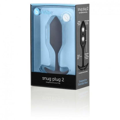 B-VIBE - PLUG ANALE SNUG 2 NERO