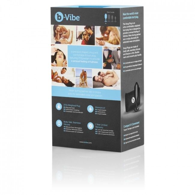 B-VIBE - PLUG ANALE SNUG 4 NERO