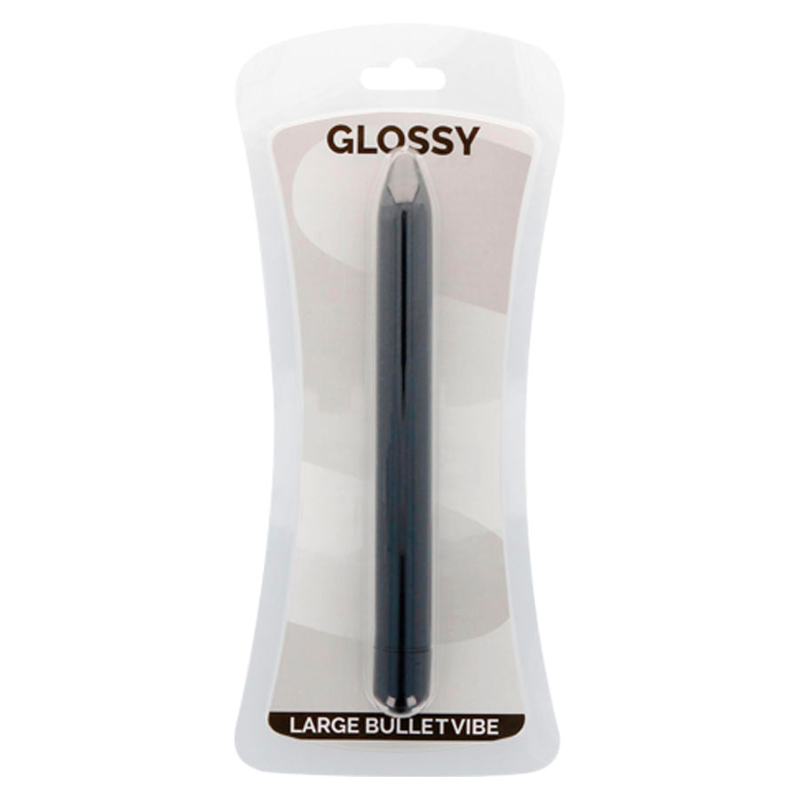 GLOSSY - VIBRATORE SLIM NERO