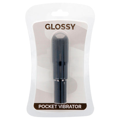 GLOSSY - VIBRATORE TASCABILE NERO