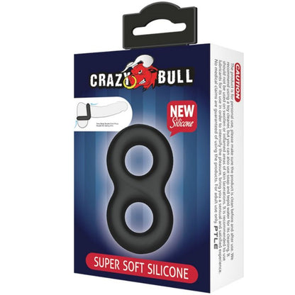 CRAZY BULL - DOPPIO ANELLO IN SILICONE MEDICO