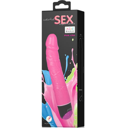 BAILE - VIBRATORE SEX REALISTICO COLORATO ROSA 23 CM