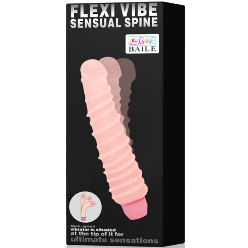 BAILE - VIBRATORE SENSUALE A SPIRALE FLEXI VIBE 19.5 CM