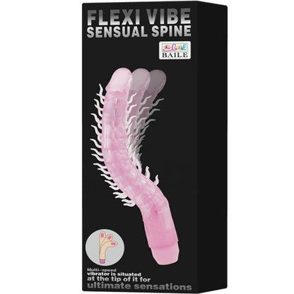 BAILE - DILDO VIBRANTE FLESSIBILE SENSUAL SPINE FLEXI VIBE 23.5 CM