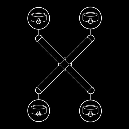 FETISH SUBMISSIVE - MANETTE IN PELLE VEGANA UNION