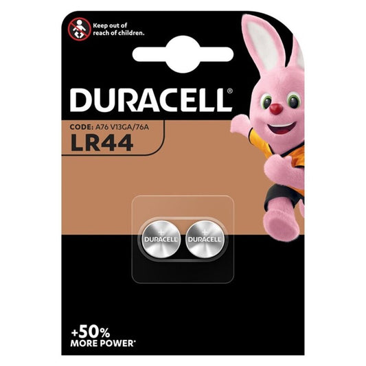 DURACELL - BATTERIA - LR44 1,5V 2 UNIT