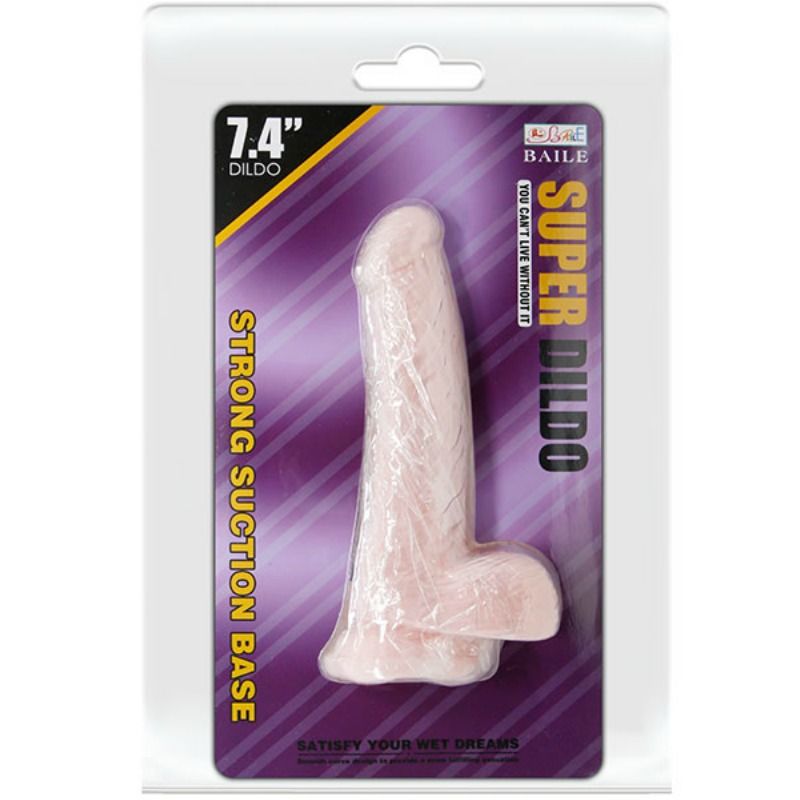 BAILE - DILDO NATURALE SUPER REALISTICO 18.8 CM