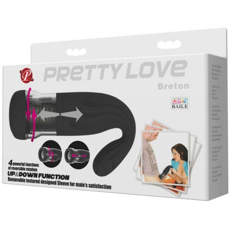 PRETTY LOVE - MASTURBATORE MULTIFUNZIONE MASCHILE BRETON