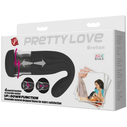 PRETTY LOVE - MASTURBATORE MULTIFUNZIONE MASCHILE BRETON