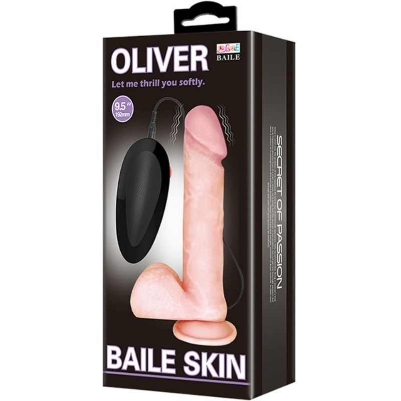 BAILE - DILDO REALISTICO OLIVER CON VIBRAZIONE