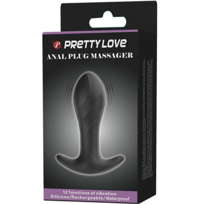 PRETTY LOVE - VIBRATORE ANALE NERO