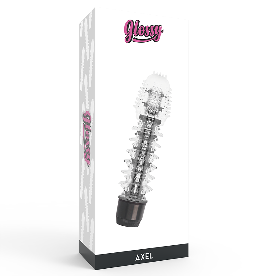 GLOSSY - VIBRATORE AXEL NERO