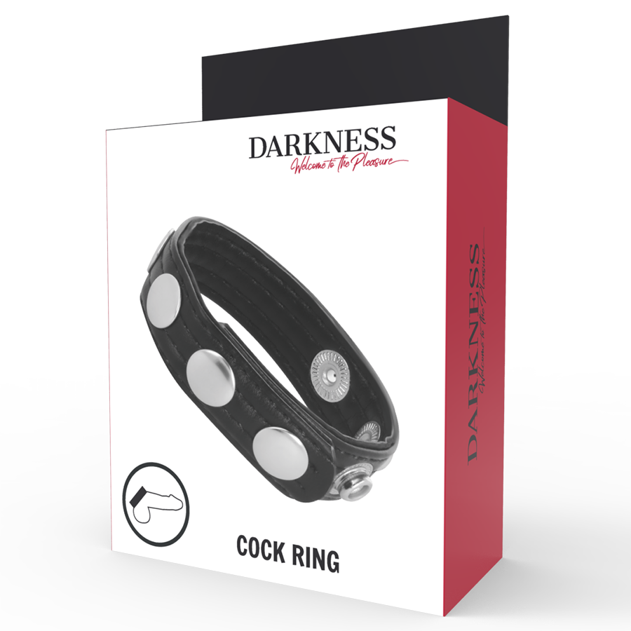 DARKNESS - ANELLO DI EREZIONE IN PELLE