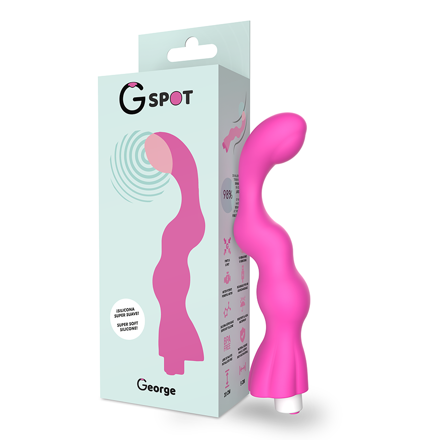 G-SPOT - GEORGE VIBRATORE GUM ROSA