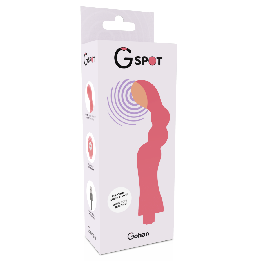 G-SPOT - VIBRATORE GOHAN G-SPOT ROSSO CHIARO