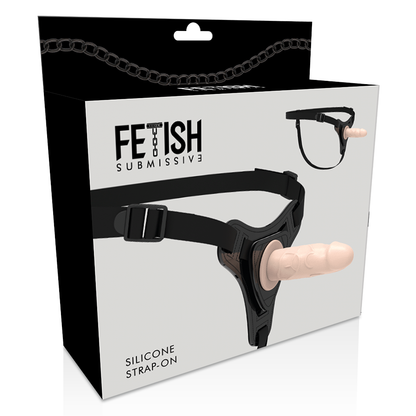 FETISH SUBMISSIVE HARNESS - SILICONE REALISTICO CARNE 12,5 CM