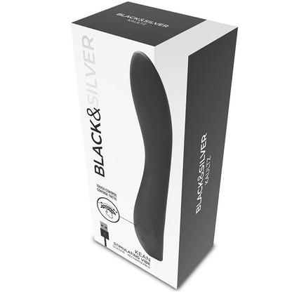 BLACK&SILVER - VIBRATORE KEAN TOUCH CONTROL