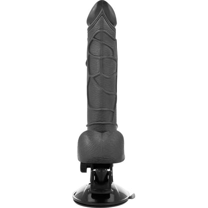 BASECOCK - VIBRATORE REALISTICO TELECOMANDO NATURALE CON TESTICOLI 19.5 CM -O- 4 CM