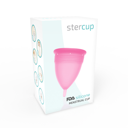 STERCUP - COPPA MESTRUALE IN SILICONE FDA TAGLIA L ROSA