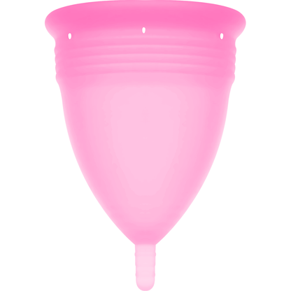 STERCUP - COPPA MESTRUALE IN SILICONE FDA ROSA - TAGLIA L