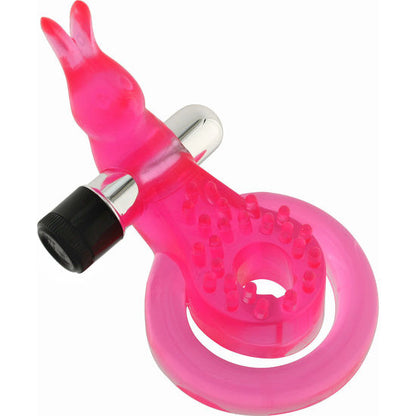 SEVEN CREATIONS - ANELLO PER PENE E TESTICOLI CON FARFALLA ROSA