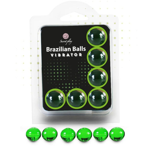 SECRETPLAY - SET 6 VIBRATORI PER PALLINE BRASILIANI